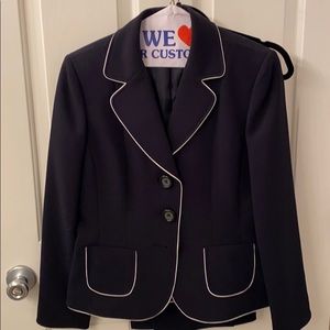 Tahari black pant suit